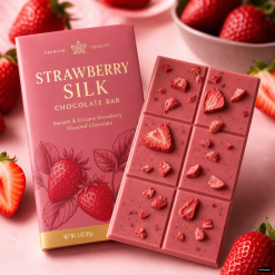 Strawberry Silk Chocolate Bar